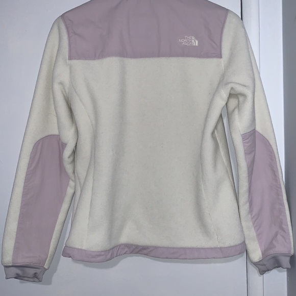 The North Face Denali 2 white and lavender jacket - Picture 11 of 14